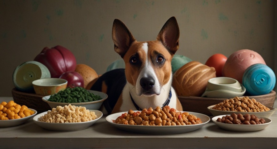 Grain-free and legume-free dog food