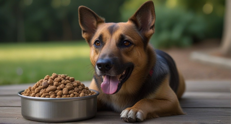 Highly digestible dog food formula