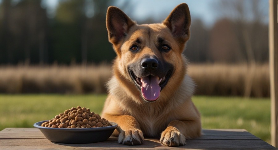 Highly digestible dog food formula