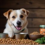 Grain-inclusive dry dog food blend