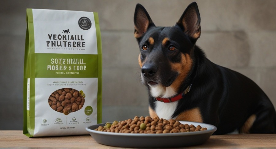 Grain-inclusive dry dog food blend