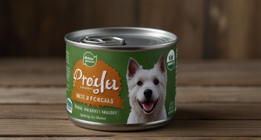 Organic wet dog food blend