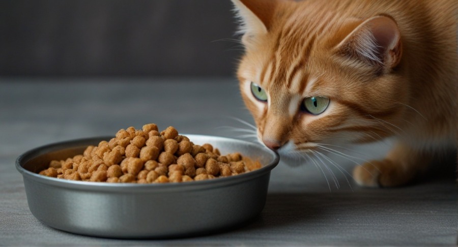 Indoor cat food formulas