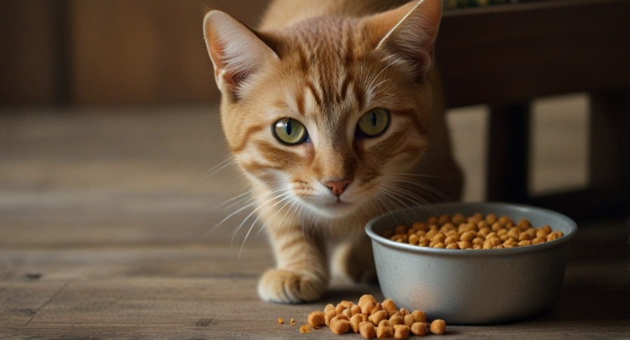 Indoor cat food formulas