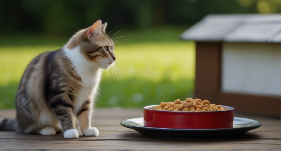 Indoor cat food formulas