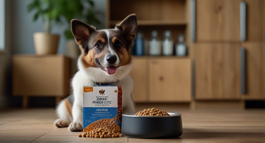 Digestive health probiotic dog food