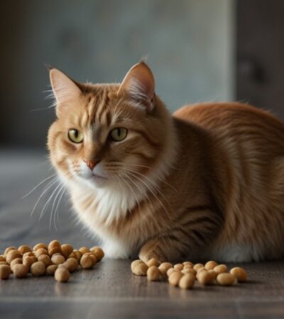 High-protein dry cat food