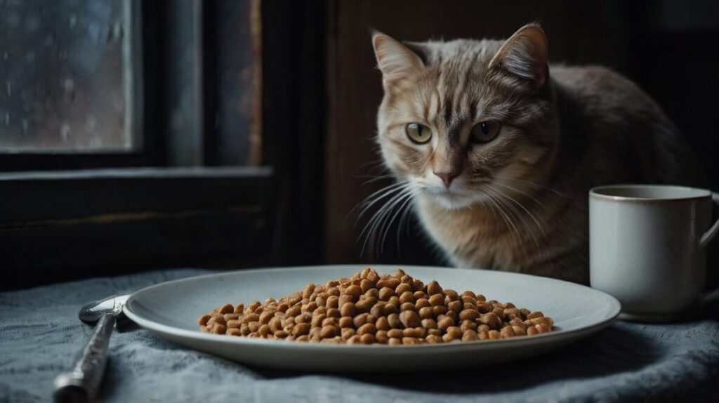 Comforting winter cat food meals